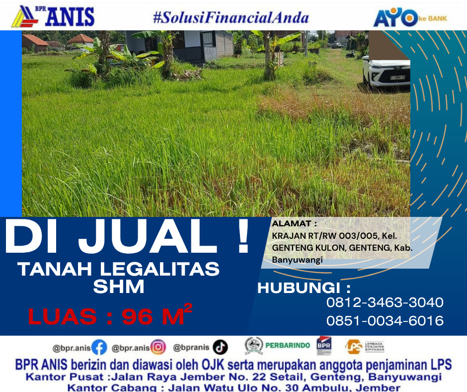 Tanah Perumahan, Rp 50.000.000,00
