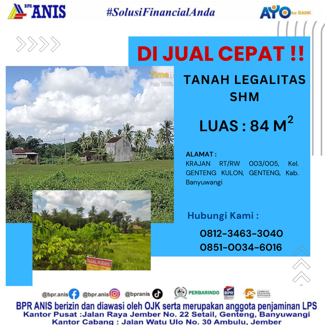 Tanah Perumahan, Rp 60.000.000,00